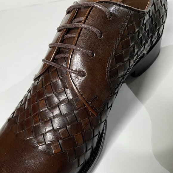 Robert Graham Brown Acosta Basket Weave Oxford
